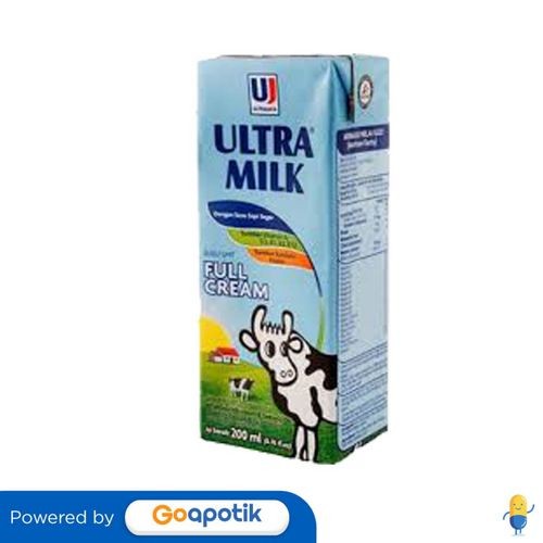 

Ultra Susu Uht Rasa Plain 200 Ml Tetrapak