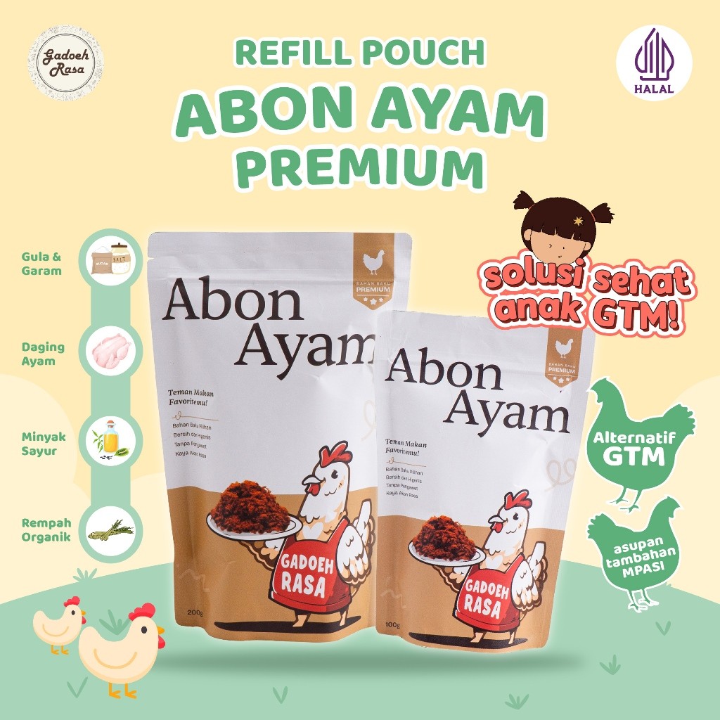 

Gadoeh Rasa Abon Ayam Refill Pouch
