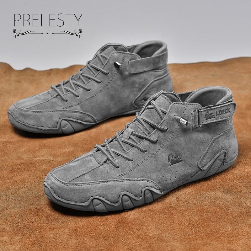 TERLARISPremium Kulit Original Sepatu Boots Pria Keren Full Hitam Coklat Martin Boots Formal Murah K