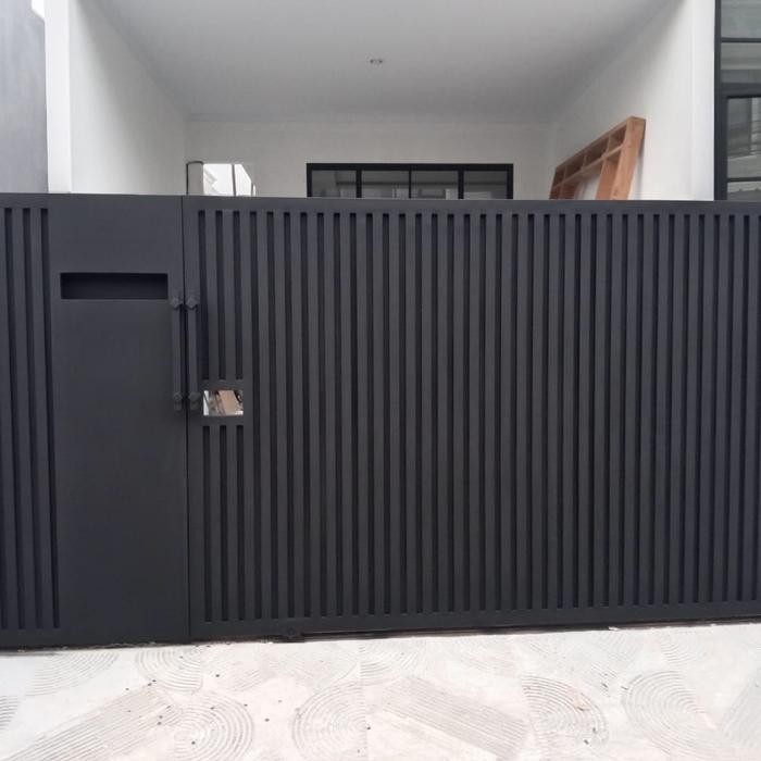 Pagar minimalis modern bahan premium anti karat dan bergaransi pagar minimalis modern