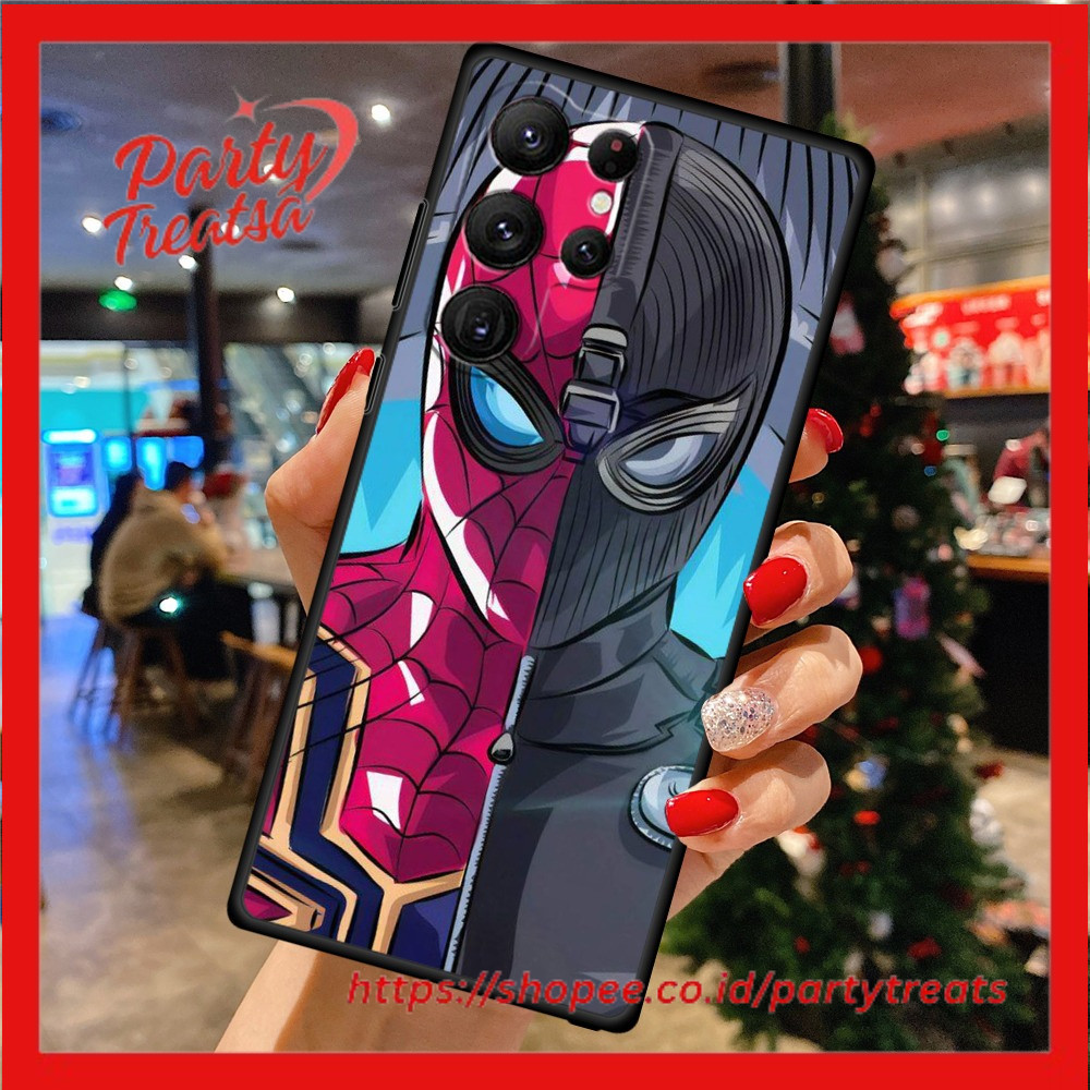 Marvel Spider Man Cool For Samsung Galaxy S23 S22 S21 S20 FE S10 S9 S10E S8 Plus Ultra Lite 5G Black