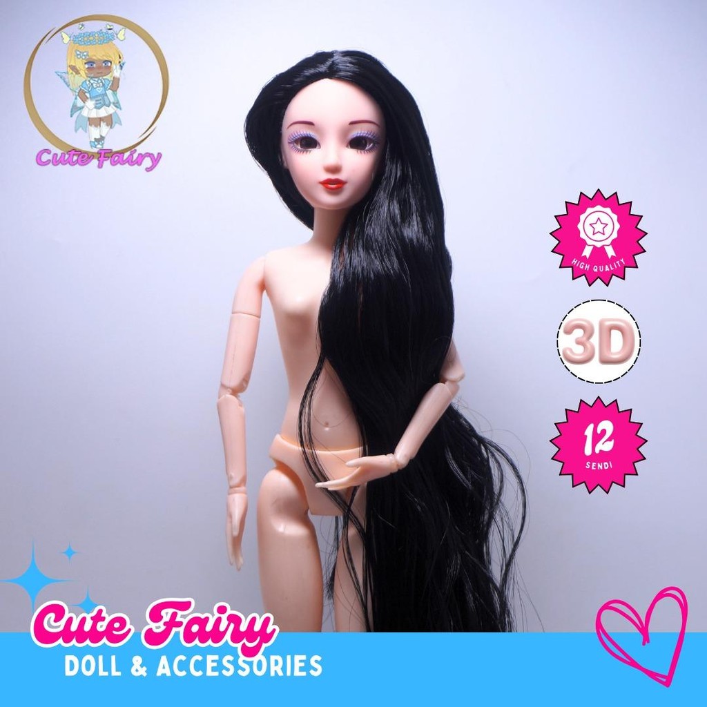 Boneka BJD 30cm 20 Sendi 3D Pivotal Doll 20 joints Mainan Anak Koleksi Boneka BJD Doll 30cm Gift Dol