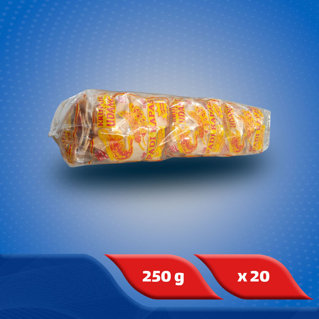 

Padi Kapas Kerupuk Udang 250 g x 20 pcs
