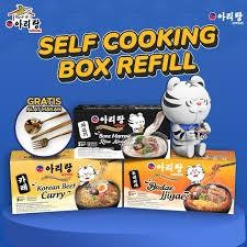 

ARIRANG Self Cooking Box REFILL (Isi 3pax) / Bone Marrow+Slice Beef, Budae Jjigae, Korean Beef Curry