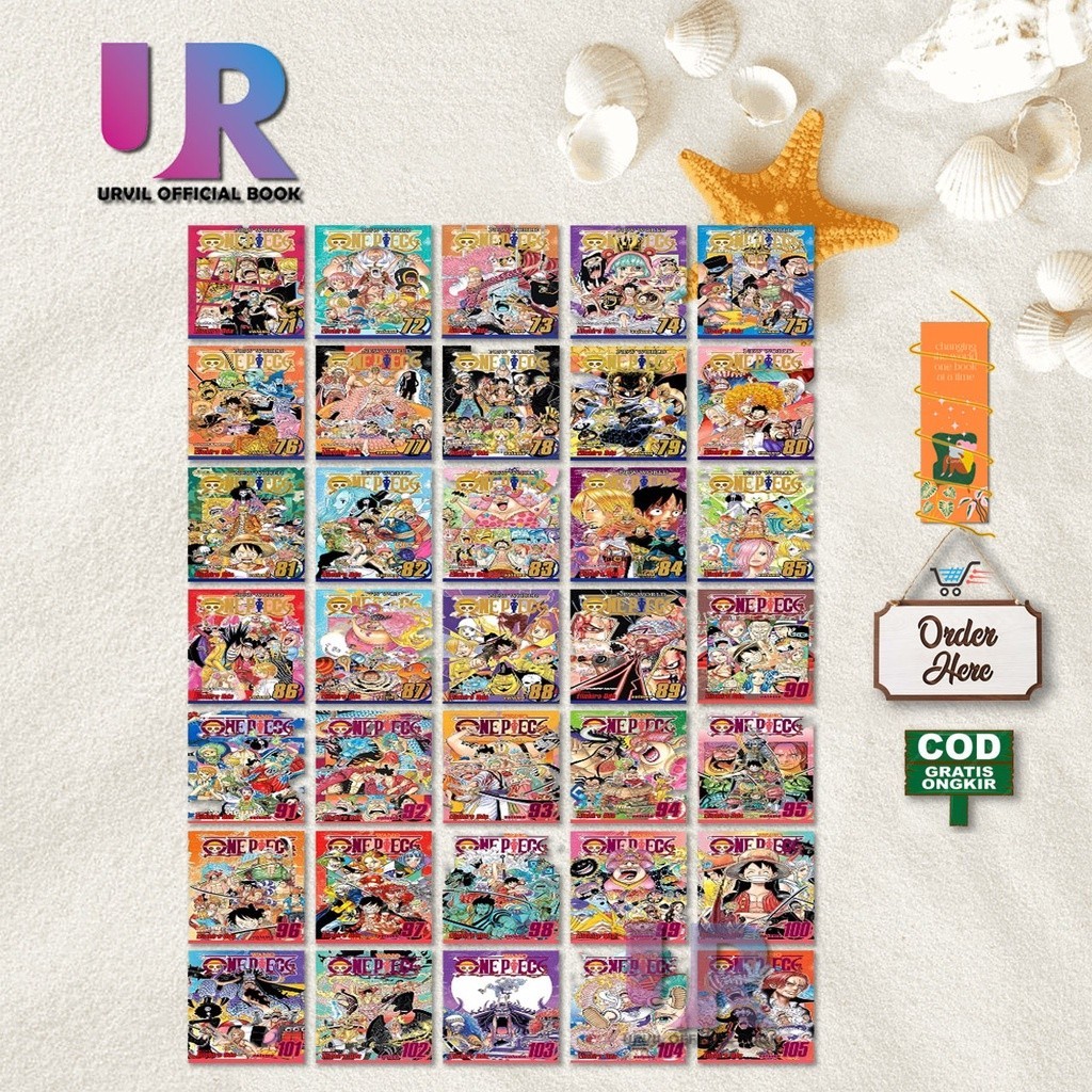 One Piece Vol. 51-100 - Eiichiro Oda ( English + Indonesia )