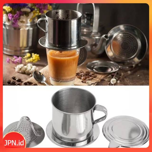 Vietnam Drip Coffee Drip Penyaring Kopi Vietnam Coffee Drip Coffee Maker Stainless Steel - JPN