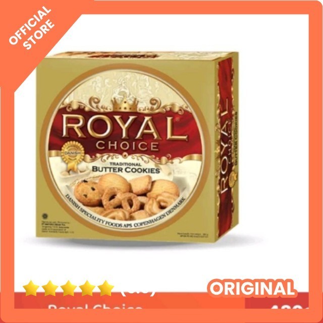 

Royal Choice biskuit butter cookies 480gr tin