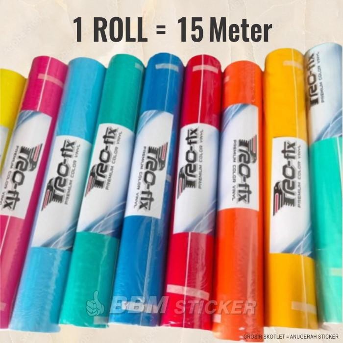 SKOTLET 1 ROLL GLOSSY STIKER MOTOR MERK PROFIX 1 ROLL UKURAN   45CM X 15 METER SKOTLET VINYL WARNA G