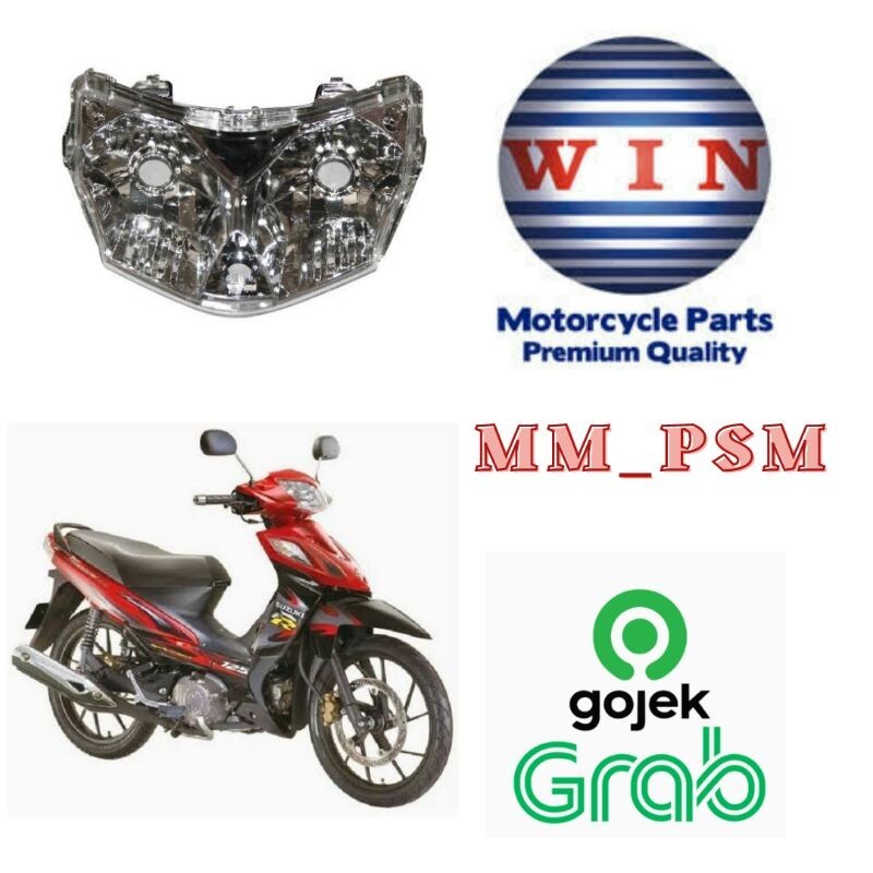 HEADLAMP SHOGUN 125 2007 LAMPU DEPAN SHOGUN 125 2007 REFLEKTOR SHOGUN 125 2007 SHOGUN 125 ROBOT SHOG