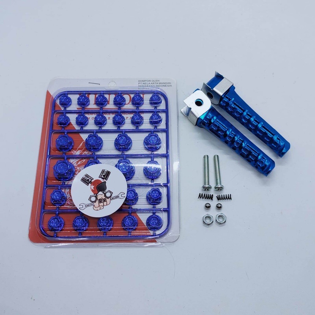 Cover baut probolt flower plus FootStep belakang Yamaha Vixion universal