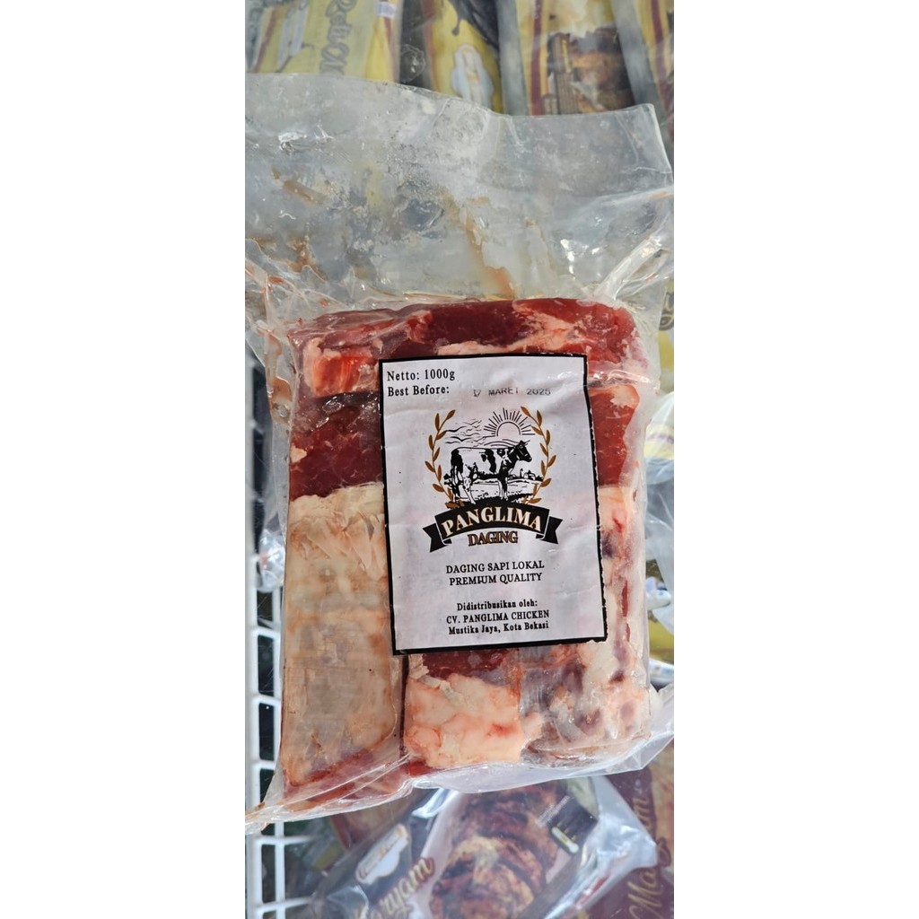 

Daging Sapi Lokal Panglima Kemasan - 1 KG