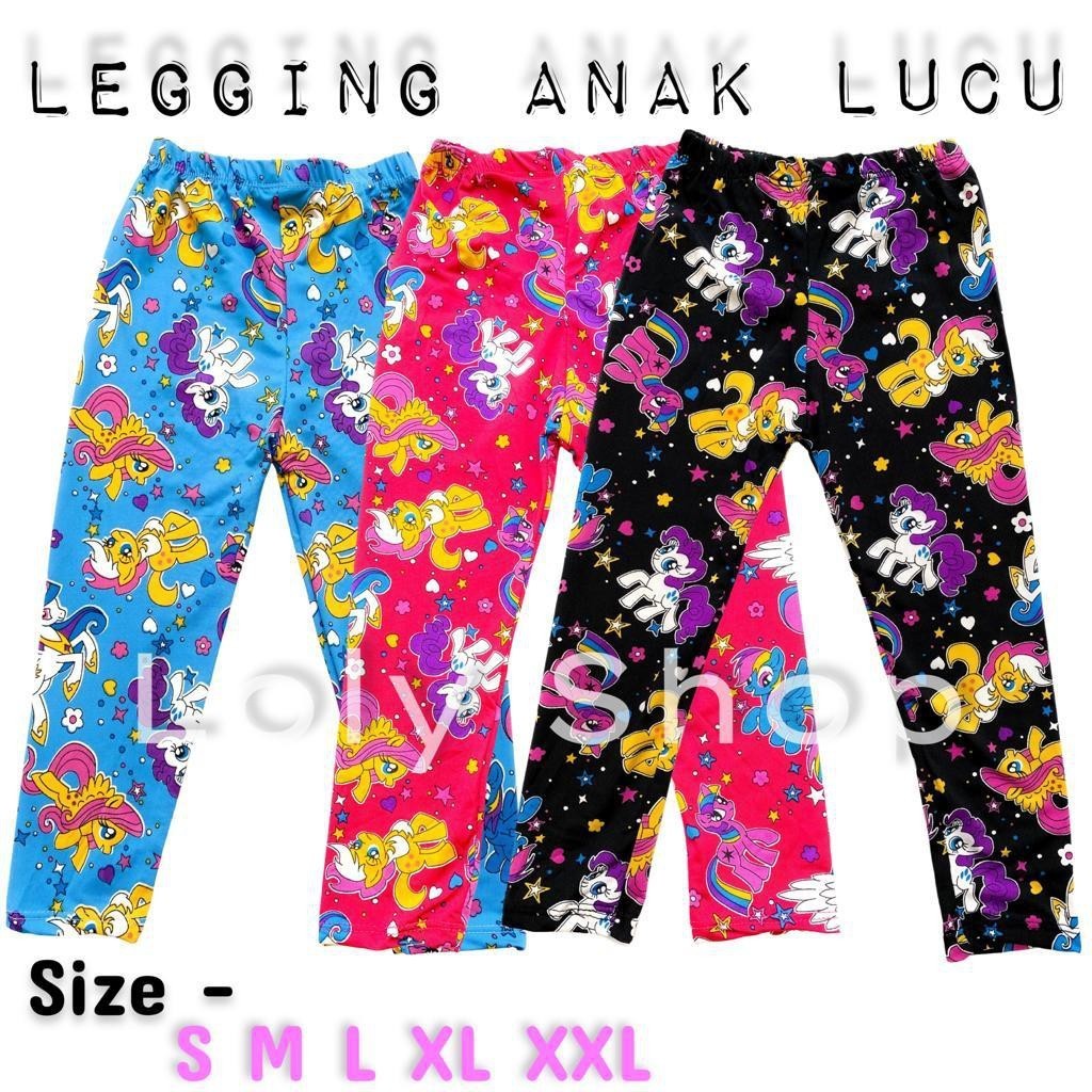 {Part 3} Legging Anak Motif karakter Little Pony / Lol Murah