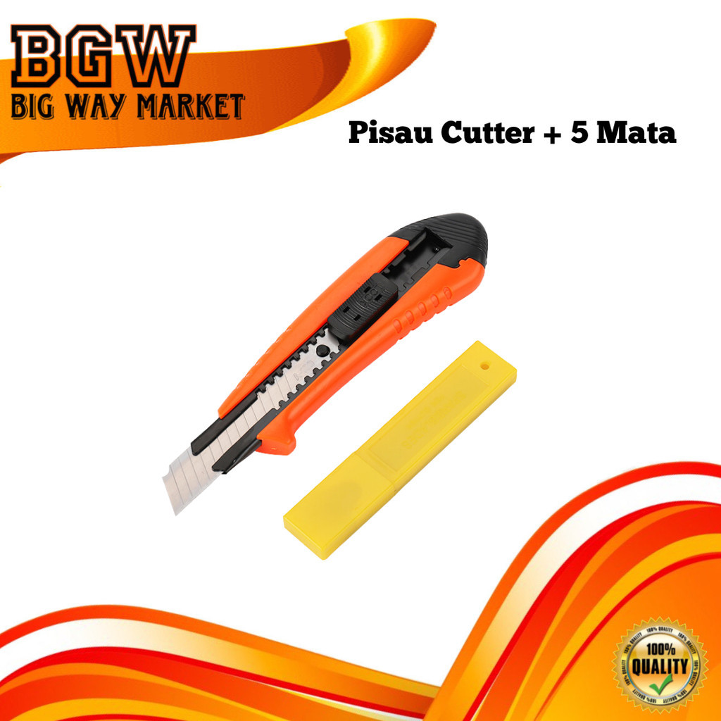 

Kapusi Cutter Orange FREE 5pcs Mata Cutter K-8745