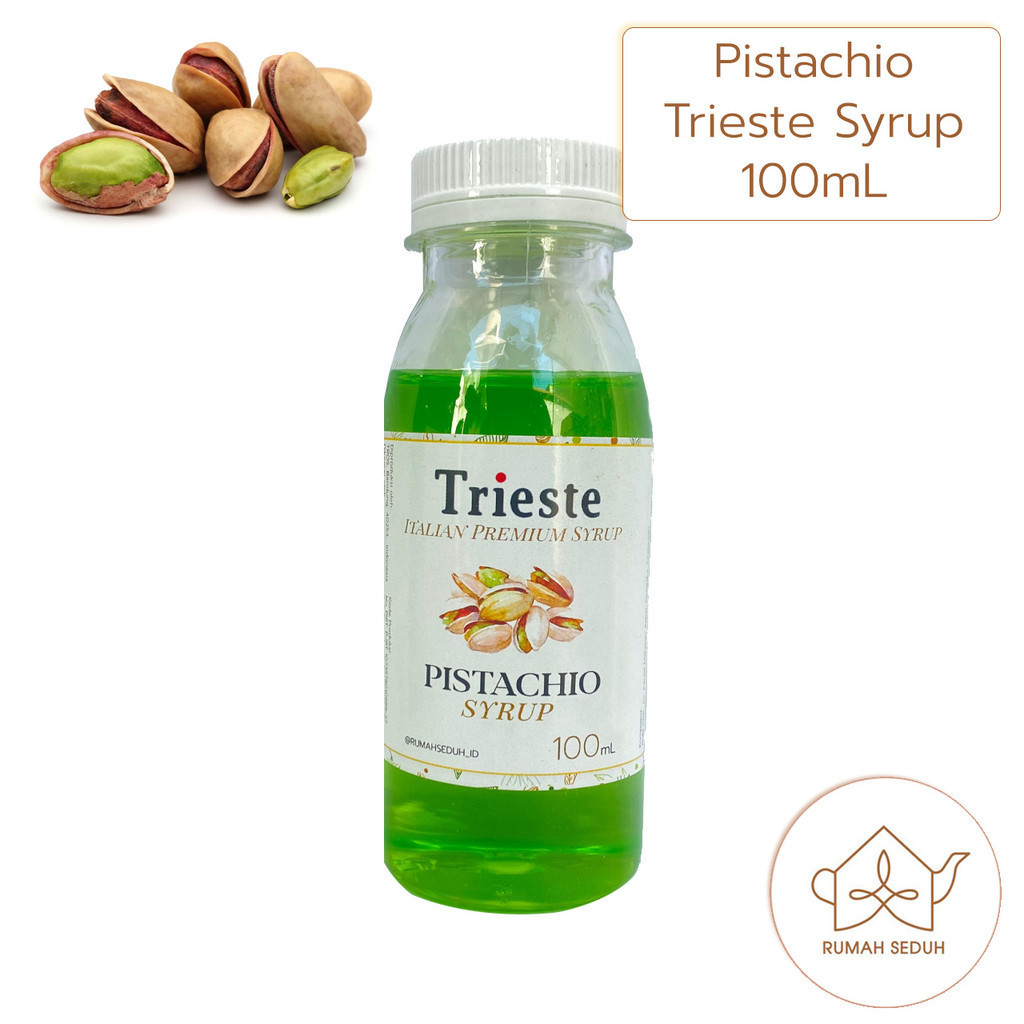 

Trieste Pistachio 100ml - Sirup Syrup Kacang Pistachio - Coffee Syrup Nuts Pistacio