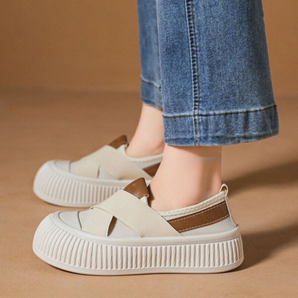 Elora Sneakers Korea Viral Sepatu Wanita Kekinian 1504