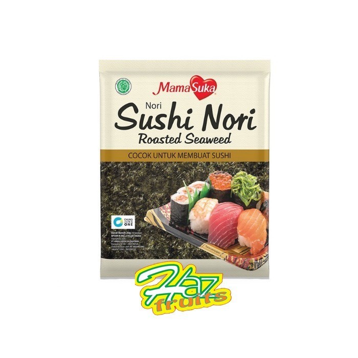 

Mamasuka Sushi Nori 20 Gr ( isi 10 lembar )