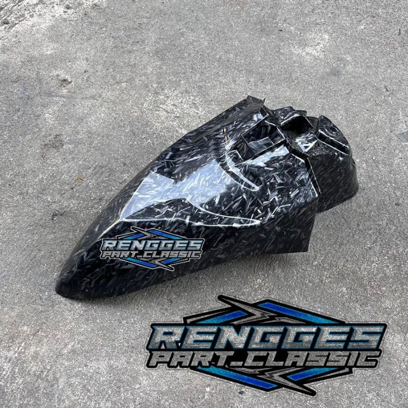 Slebor depan mio z mio M3 carbon celup wtp motif forged kevlar