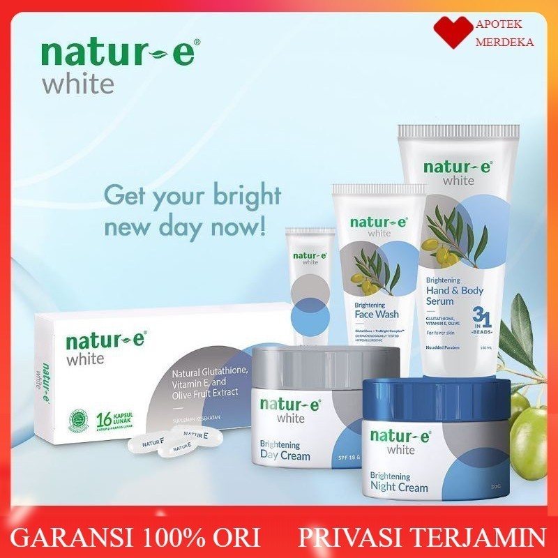 Natur-e White Series, Face Wash/Hand and Body Serum/Serum/Day Cream/Night Cream/ Vitamin