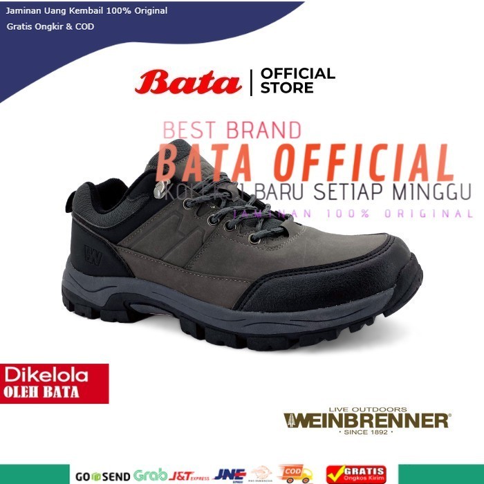 WEINBRENNER Sepatu Sneakers Pria Florida WB Grey / Abu-abu,