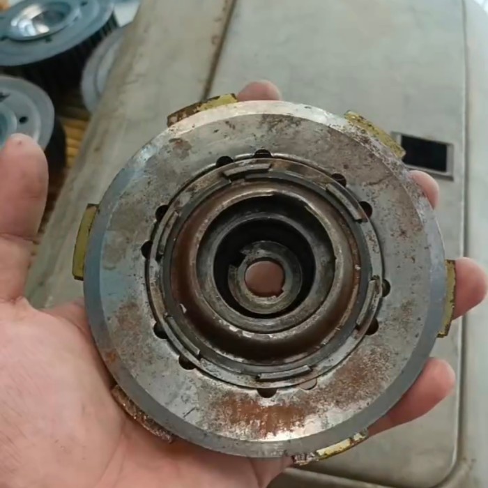 kopling set vespa PTS special original bekas cakep