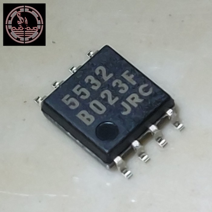5532 JRC DMP-8 SMD NJM5532M-TE1 Nisshinbo IC JRC5532 Dual Low Noise OpAmp