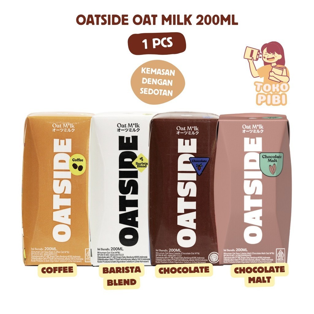 

Oatside Mini Oat Milk 200ml with straw