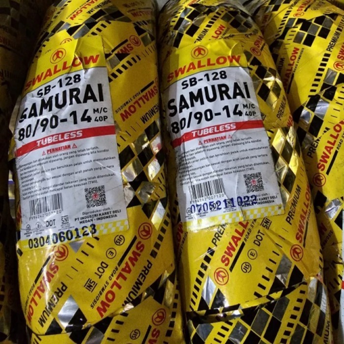 Ban Tubles Swallow 80 90 14 Ban Motor Matic 80/90-14 Swallow Tubeless