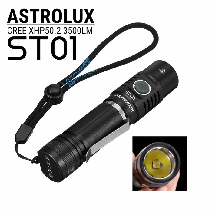 ASTROLUX ST01 MATEMINCO T01S CREE XHP50.2 XHP50B SENTER LED 21700 USB C