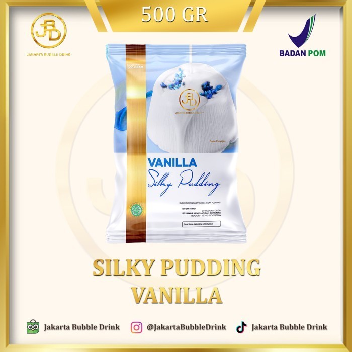 

TERJUAL Bubuk Silky Pudding Vanilla 500gr || Jakarta Bubble Drink