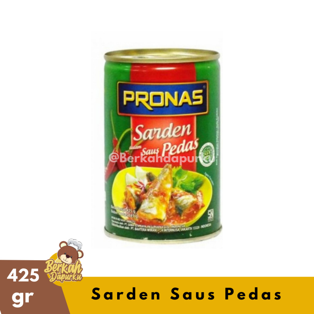 

Pronas Sardines Saus Chili 425g Sarden Ikan Murah