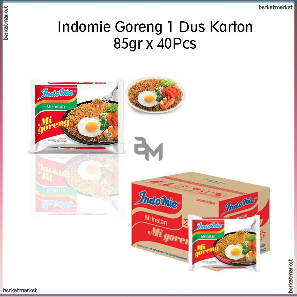 

Indomie Mi Goreng Instan Spesial - 1 Dus (40 x 85gr) Lebih Hemat