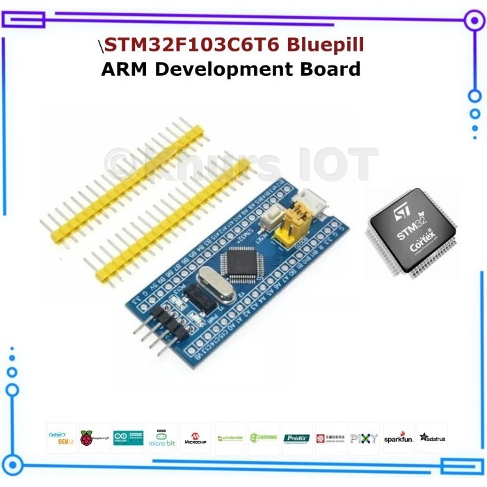 SYS27 STM32F103C6T6 Bluepill STM32 F103C6T6 ARM Development Board