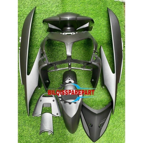 cover full body halus honda vario 110 cw karbu abu abu/grey doff
