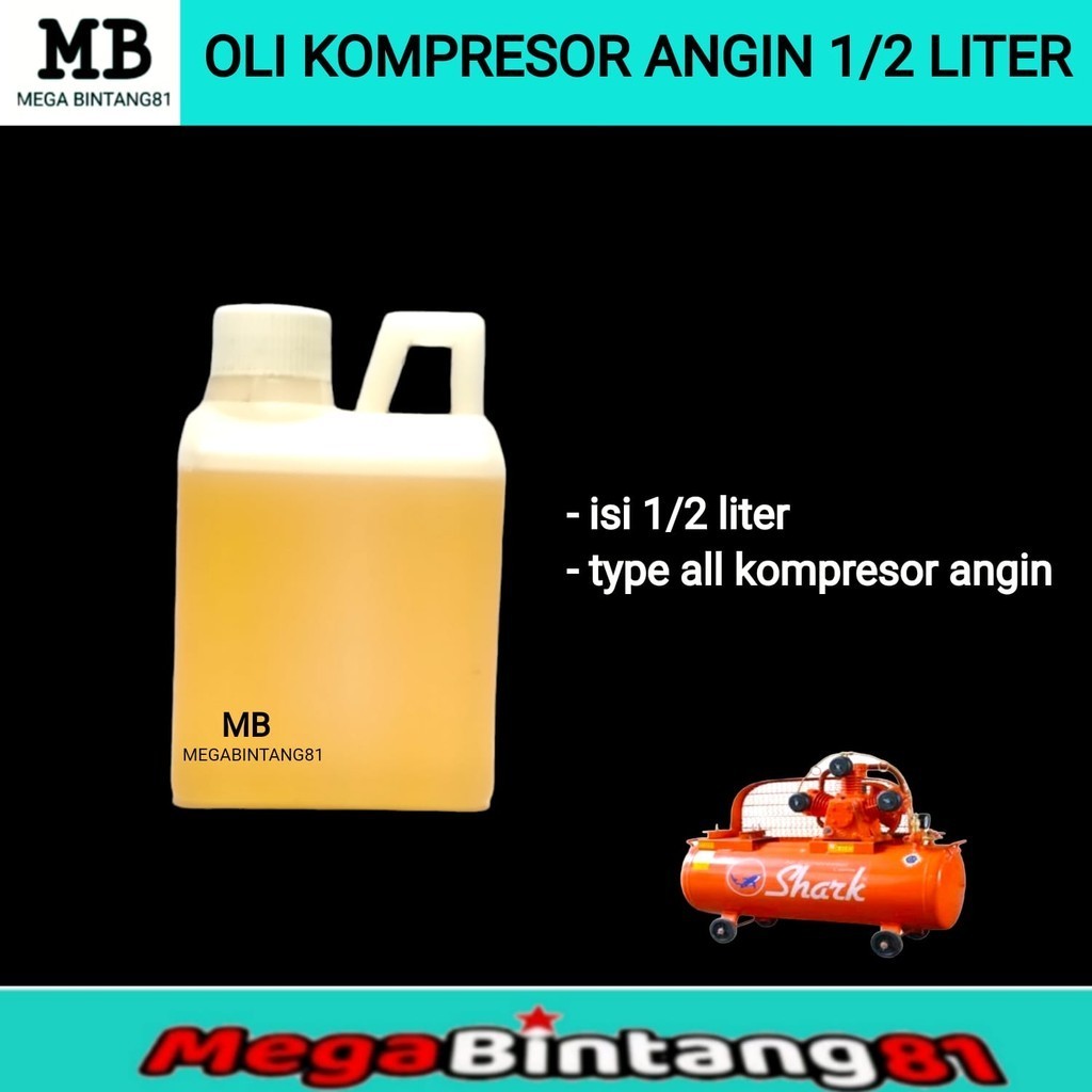 Oli kompresor angin oli hidrolik oli 10 1/2 Liter
