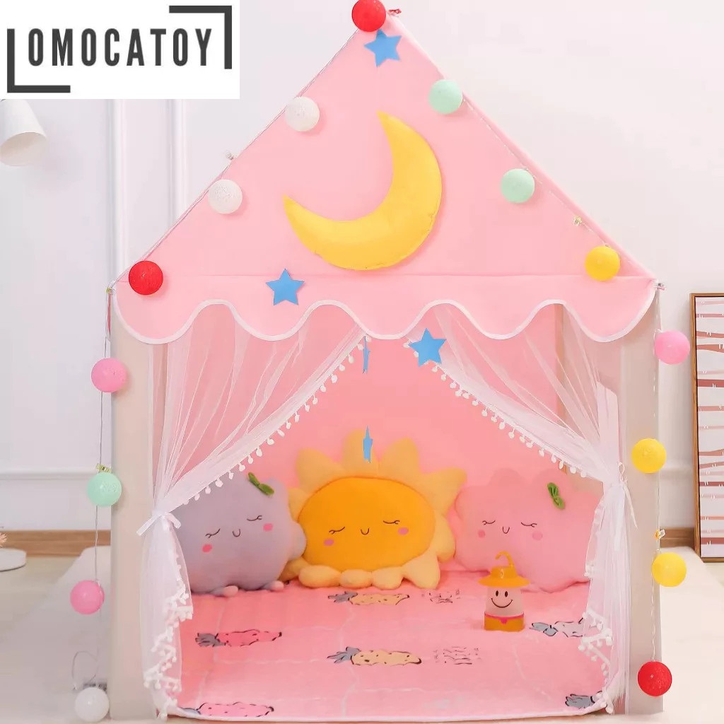 RZ54MF Tenda Bermain Anak Tenda Anak Serbaguna Model Rumah Tenda Princess Jumbo | Tenda Anak Perempu