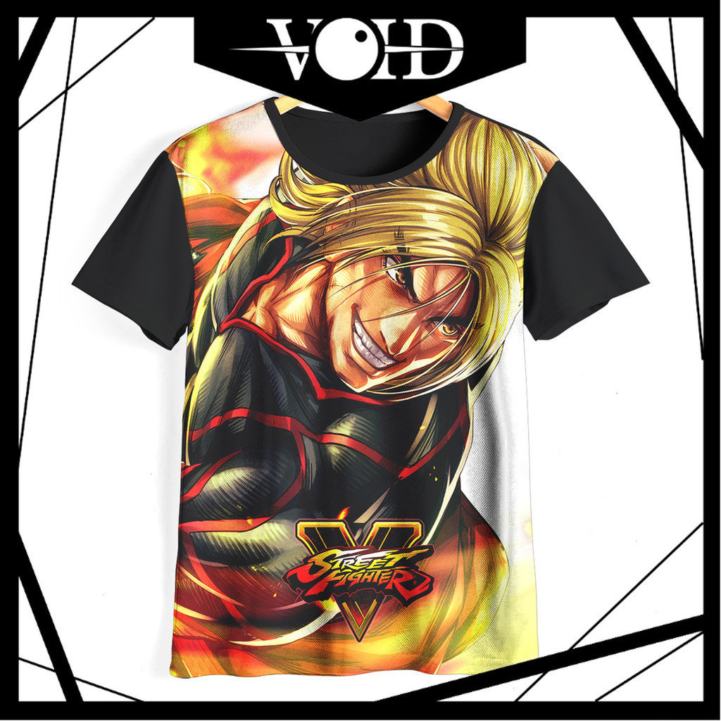 Kaos Street Fighter Keren dan Adem | Kaos Ken Street Fighter Anak & Dewasa | 05SF Street Fighter Ken