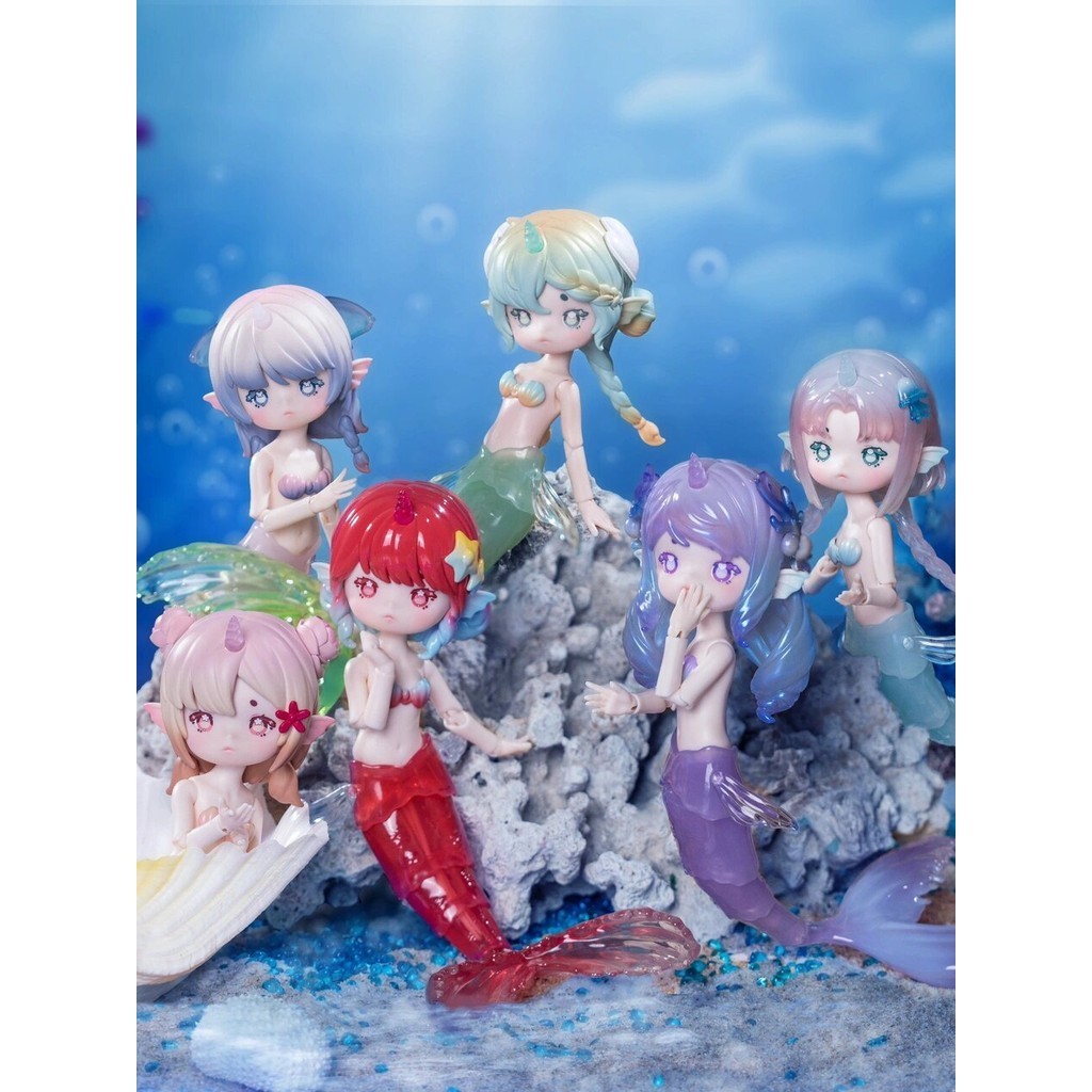 In Stock 100% Original Penny Blind Box Tidal Secret Language Series Obtisu11 BJD 1/12 Action Figure 