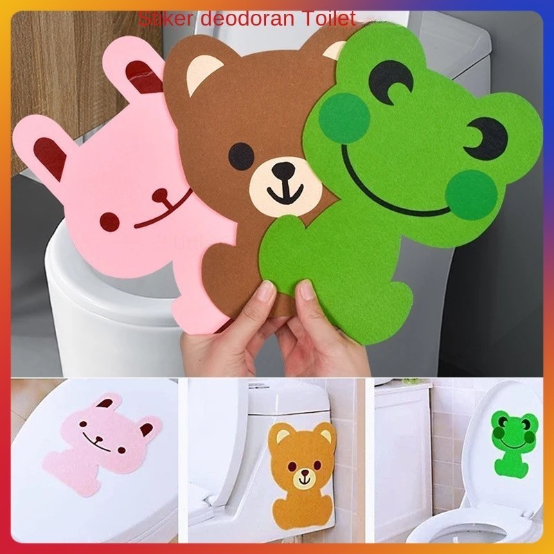Stiker pengharum toilet kartun lucu/stiker pengharum ruangan stiker pengharum laci toilet stiker pen