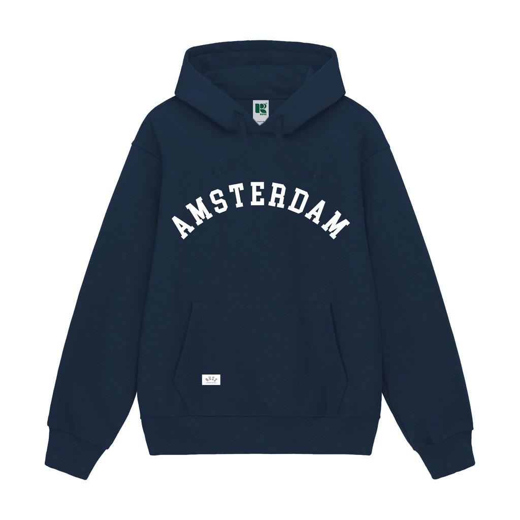 SALSAAYASHOP Russ Sweater Hoodie Amsterdam Navy Blue