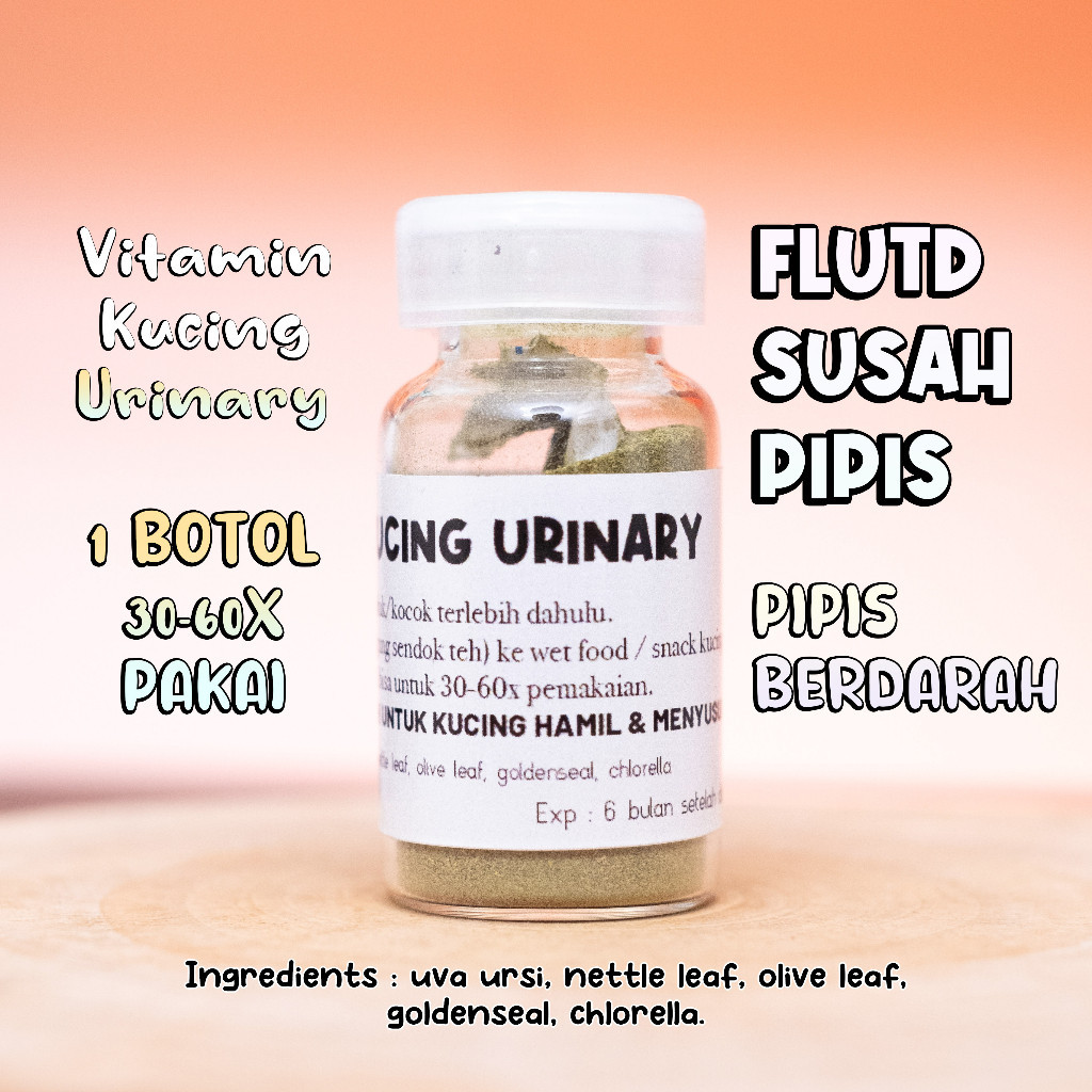 AM12L Vitamin Urinary Kucing (FLUTD / FUS, Susah Pipis)