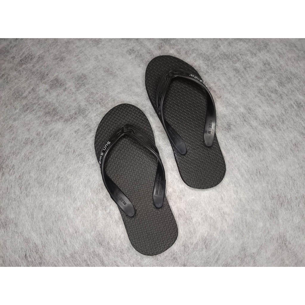 Sandal Jepit Pria Sun Swallow Hitam Jumbo Size 11 - 12