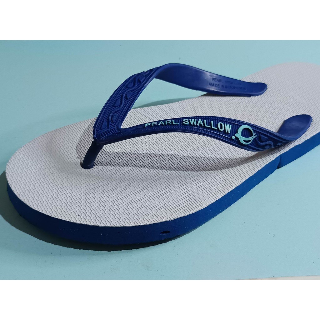 Pearl Swallow Putih Sandal Jepit Pria Size 12