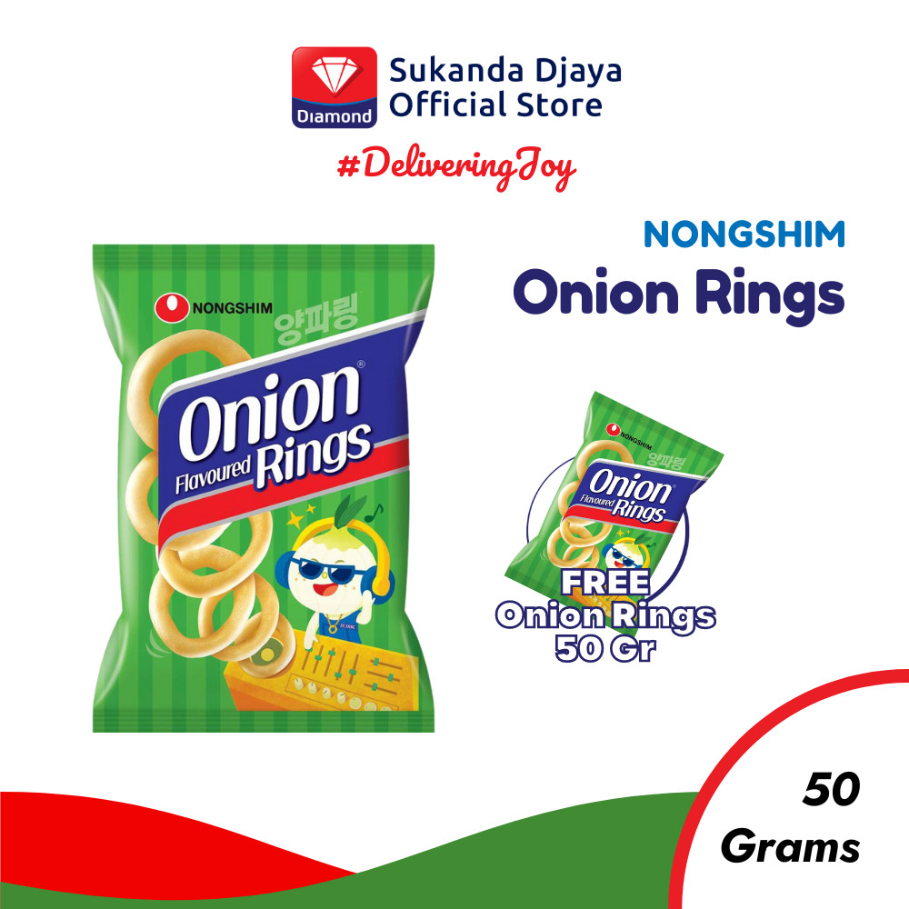 

Nongshim Onion Ring Snack 50 Gr [Buy 1 Get 1]