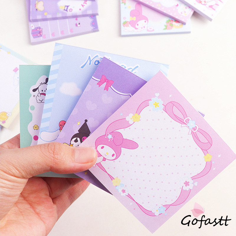 

COD Buku Memo Sanrio Bahan Buku Besar Tangan Tidak Lengket Kertas Memo Pesan Siswa G