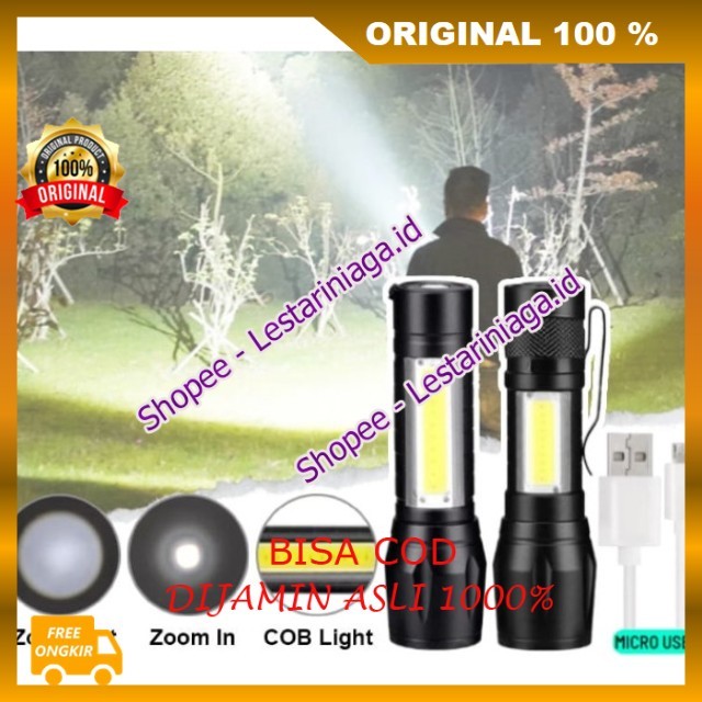 BELI 1 GRATIS 1 Senter Mini Zoom Senter Swat Mini Zoom Senter LED ORIGINAL