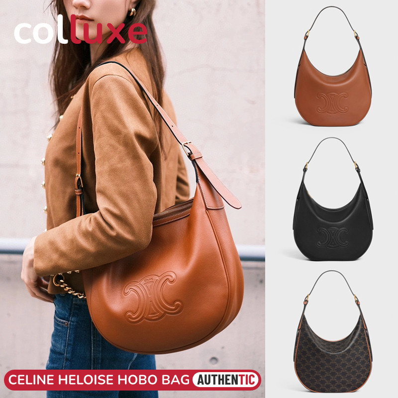 Celine HELOIS bag soft touch calf leather Hobo Bag women's shoulder bag