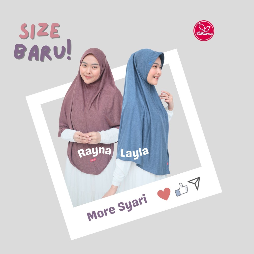 Jilbab Kaos LAYLA SYARI By Bilbana | Jilbab Jumbo Pet Bahan Kaos | Jilbab Syari Hitam Panjang