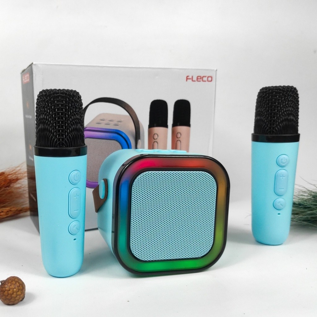 Speaker Portable Bluetooth Mini  Fleco K - 22 / Speaker Fleco  Free 2 Mic Wearless