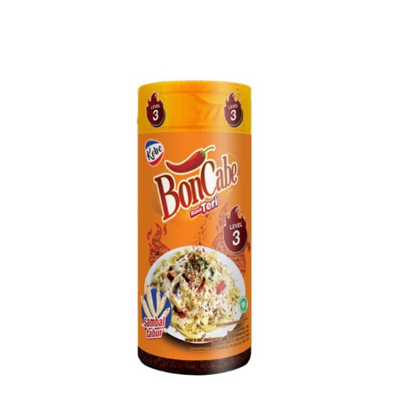 

Kobe Boncabe Sambal Tabur Rasa Teri Botol 50 gr