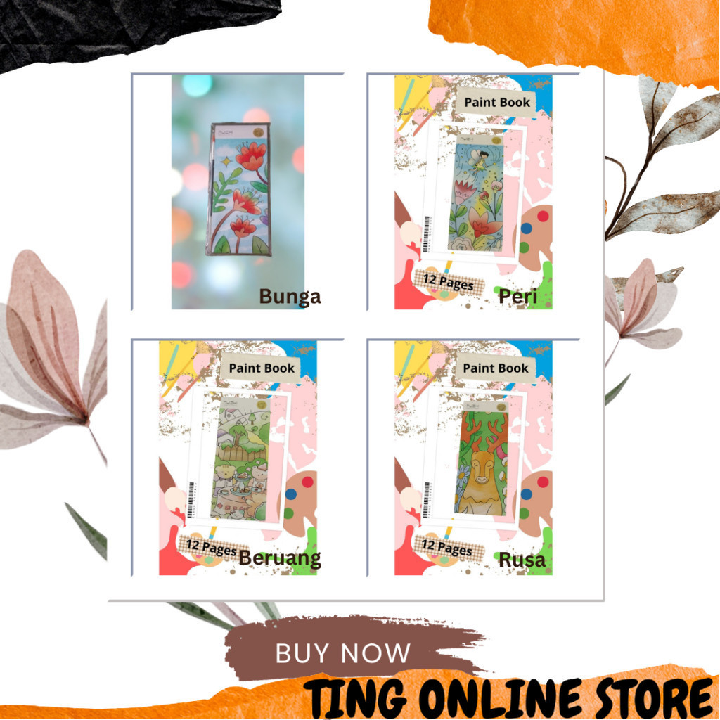

Combo 1 SET PAKET LUKIS 12 HALAMAN - Buku Lukis Tingkatkan Kreatifitas Anak 12 Halaman